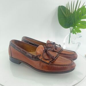 Allen Edmonds Woodstock Brown Leather Loafers Size 11.5 B